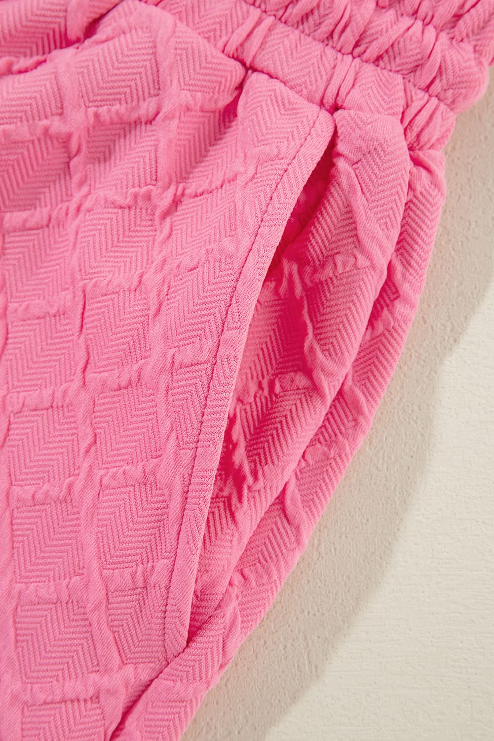 Sachet pink checkered lounge set - Love Salve